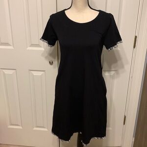 Tribal Femme T-Shirt Dress with Fringe